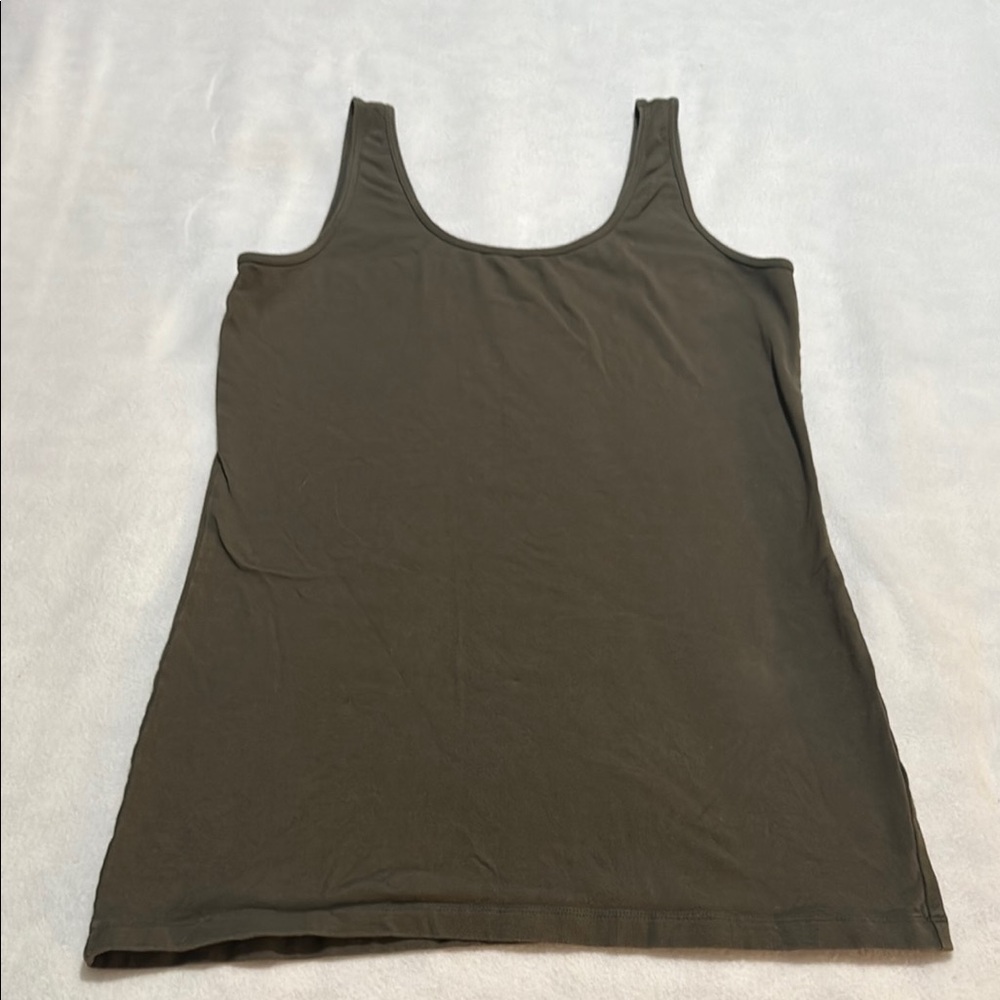 Maurices Green Fitted Sleeveless Tank Top